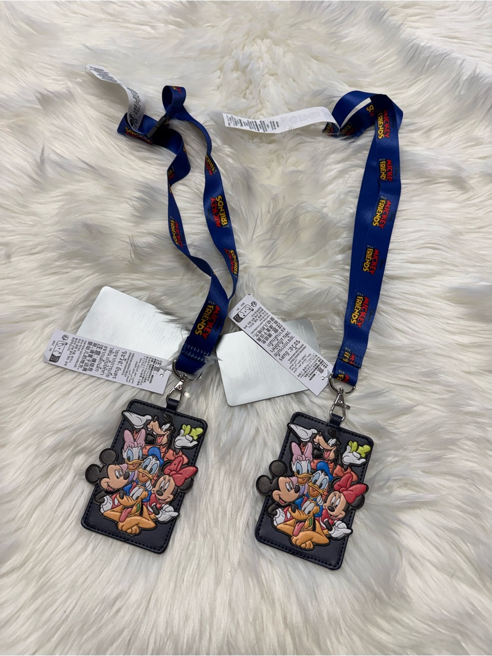 Disney’s Mickey Mouse and Friends Luggage Tag Set of Two - Pair - Gift, NWT